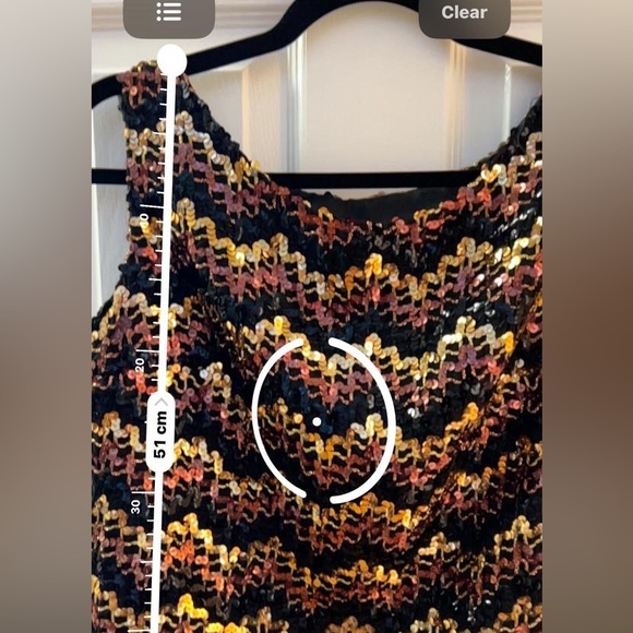 Sequin top size medium - Picture 5 of 5